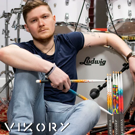 Maxime Leroy avec des baguettes Vikory