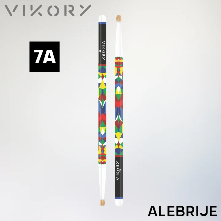 Baguettes de batterie VIKORY ALEBRIJE 7A