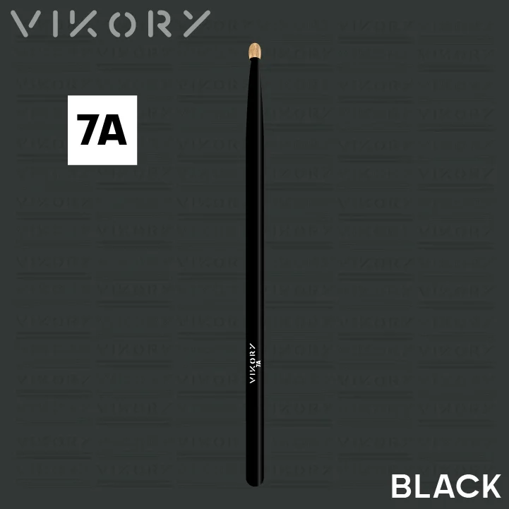 Baguette de batterie VIKORY BLACK 7A