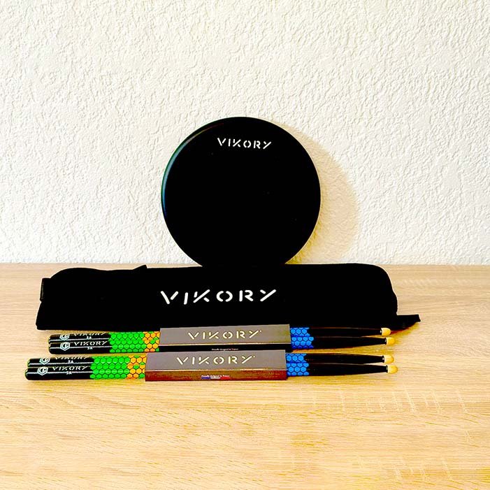 Pack VIKORY Hexdayn : 2 paires de baguettes Hexadyn + pad + sac