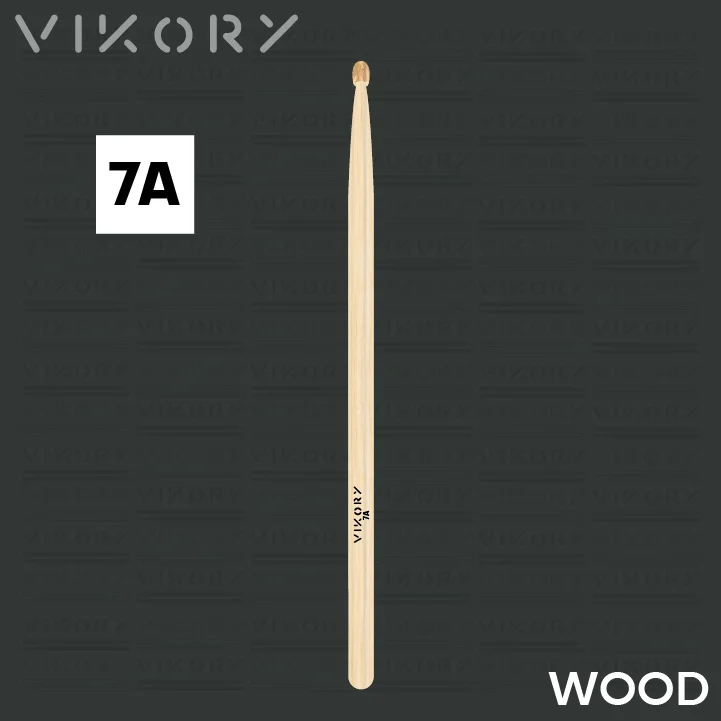 Baguette de batterie VIKORY WOOD 7A